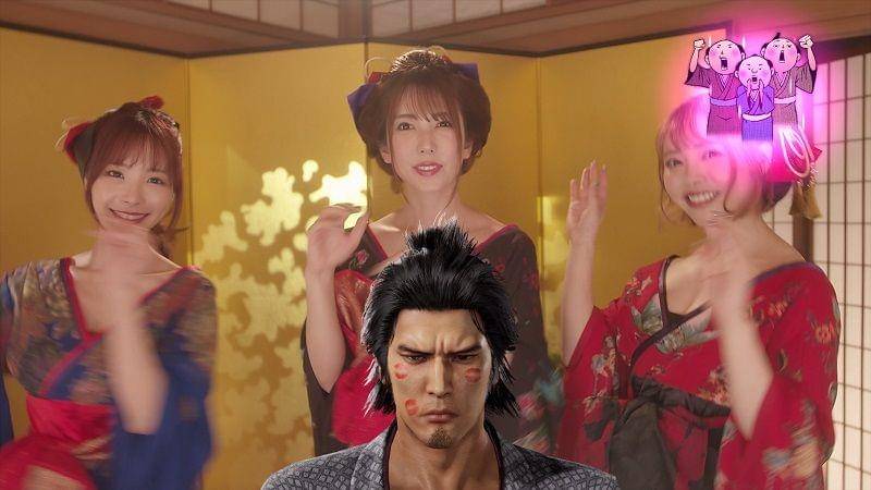 Screenshot "Ichizu Samurai," salah satu lagu yang tersedia di karaoke Like a Dragon: Ishin. (Dok. SEGA, RGG Studios/Like a Dragon: Ishin!)