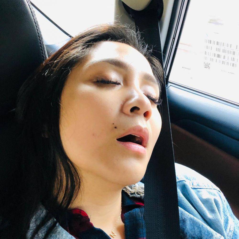 potret Nagita Slavina saat tidur (instagram.com/raffinagita1717/)