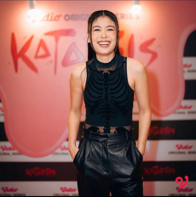 Potret Sigi Wimala di Press Conference Vidio Originals Series : Katarsis (instagram.com/vidiooriginals)