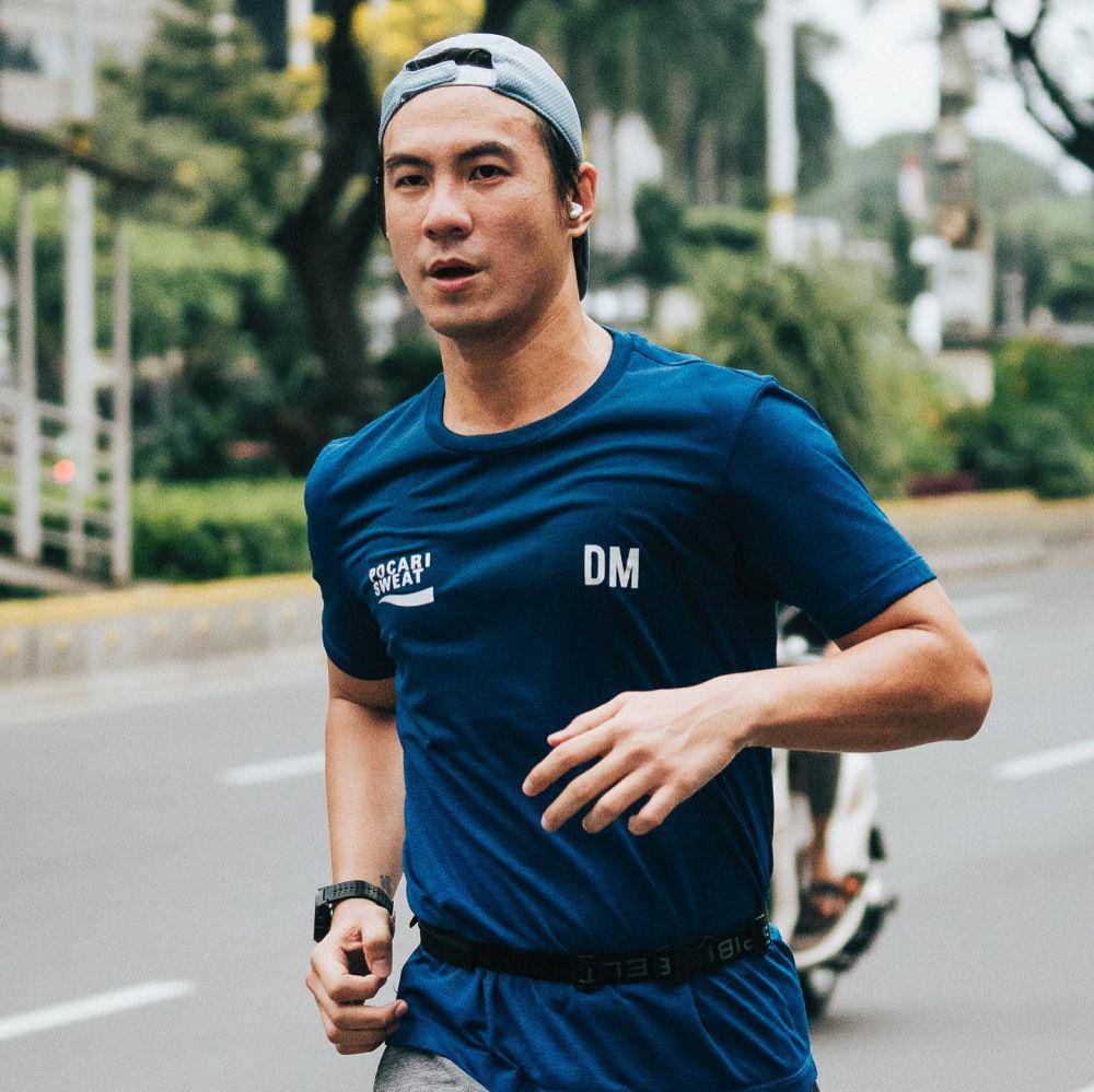 Daniel Mananta saat berlari (instagram.com/vjdaniel)