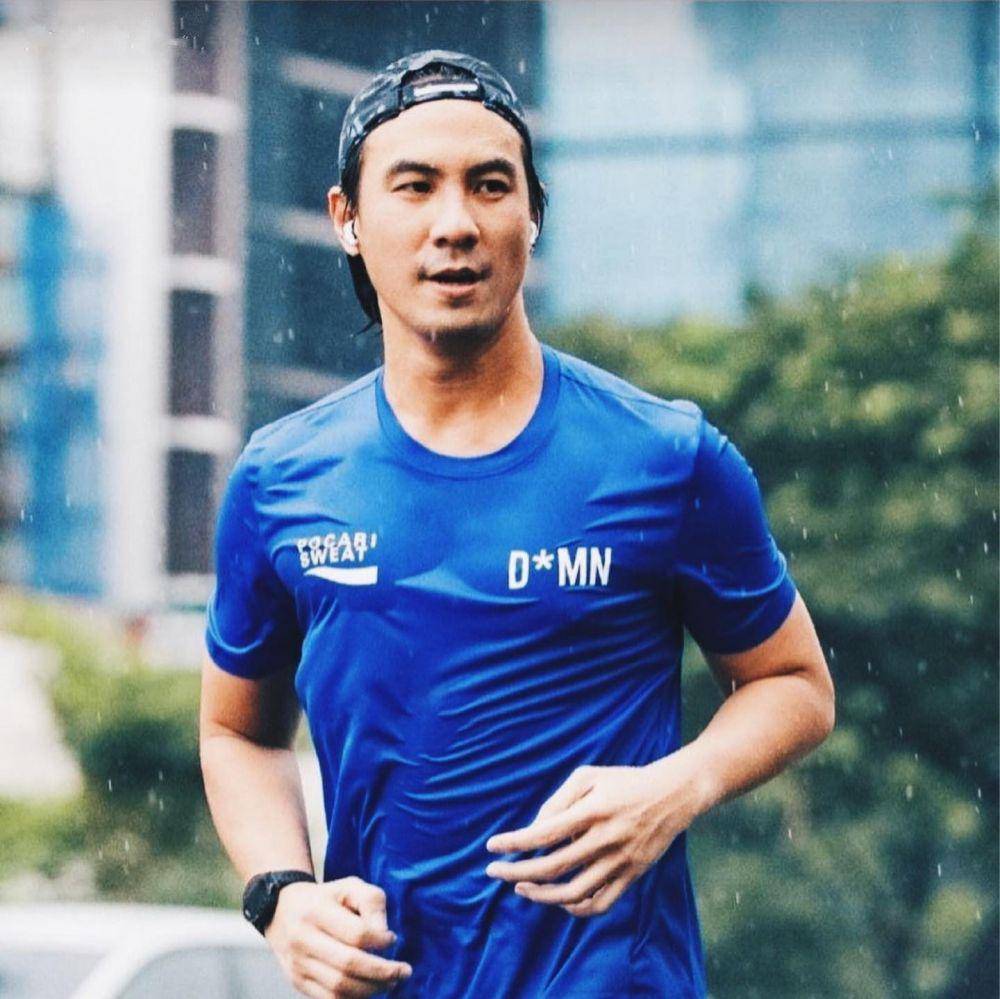 Daniel Mananta saat berlari (instagram.com/vjdaniel)