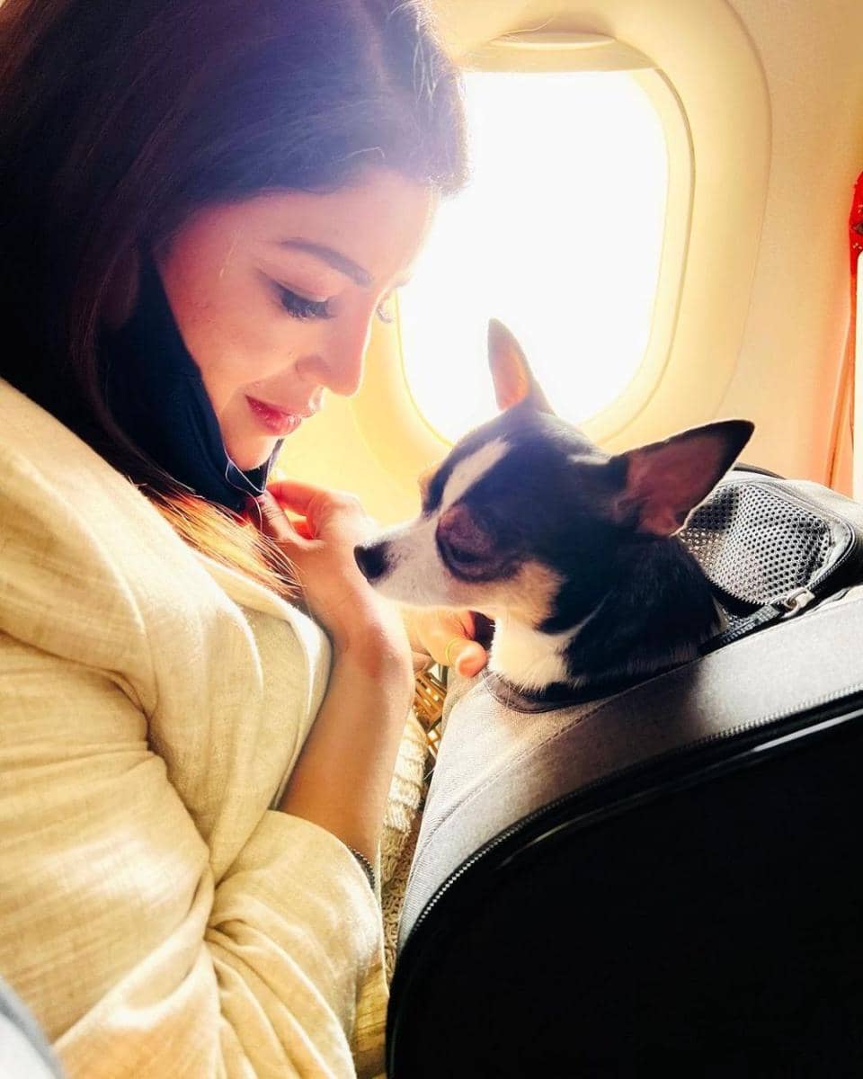 Debina Bonnerjee dan anjingnya (instagram.com/debinabon)