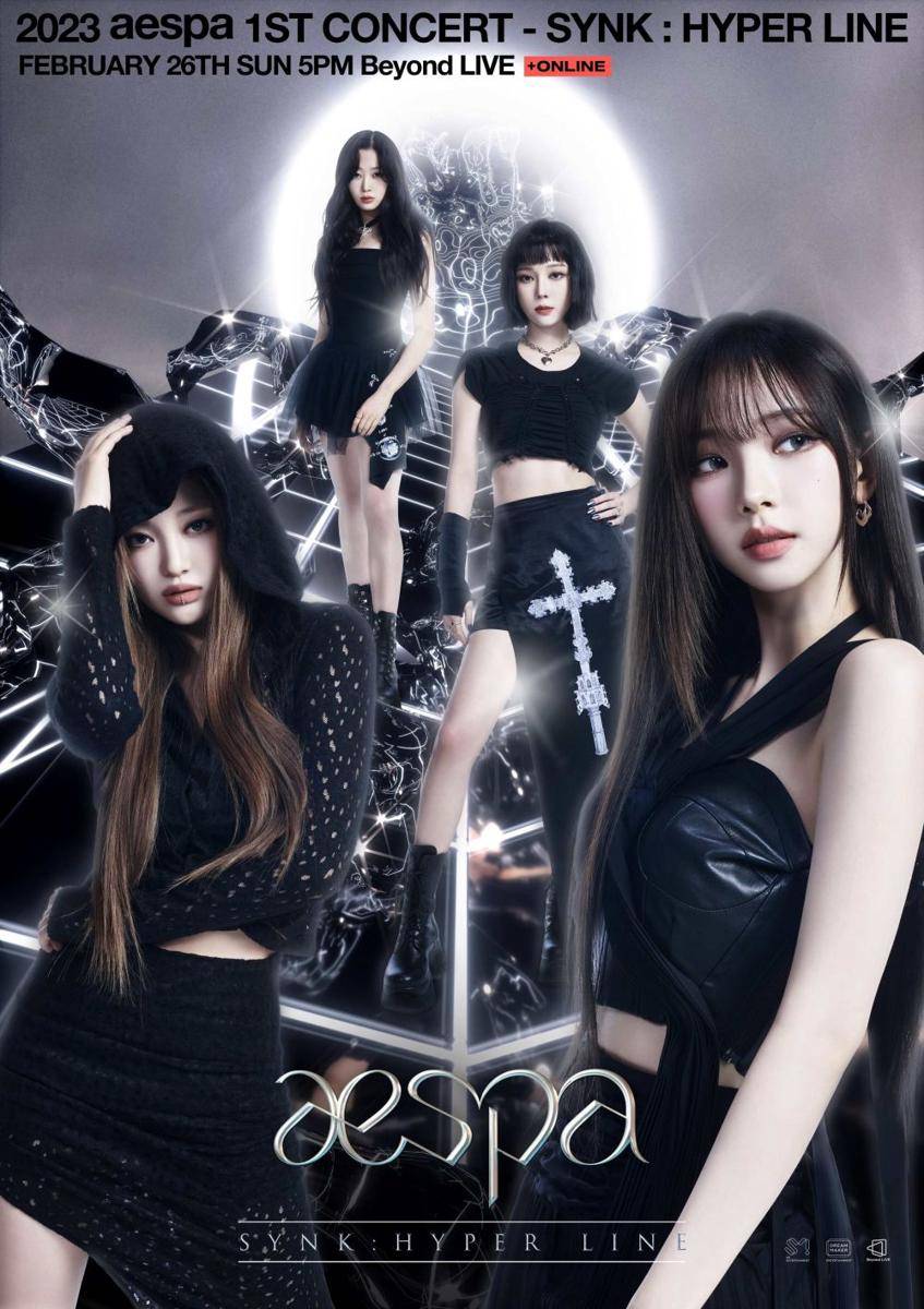 Poster Beyond Live untuk konser aespa ’SYNK : HYPER LINE‘ (twitter.com/aespa_officiall)