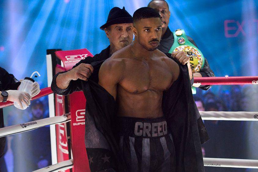 Sylvester Stallone dan Michael B. Jordan dalam film Creed II (dok. Metro-Goldwyn-Mayer Pictures/Creed II)