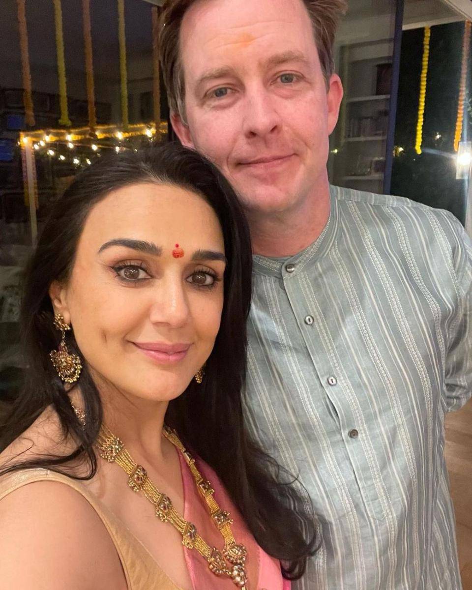 Preity Zinta dan suami (instagram.com/realpz)