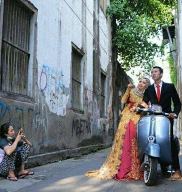 foto di balik prewedding (1cak.com)