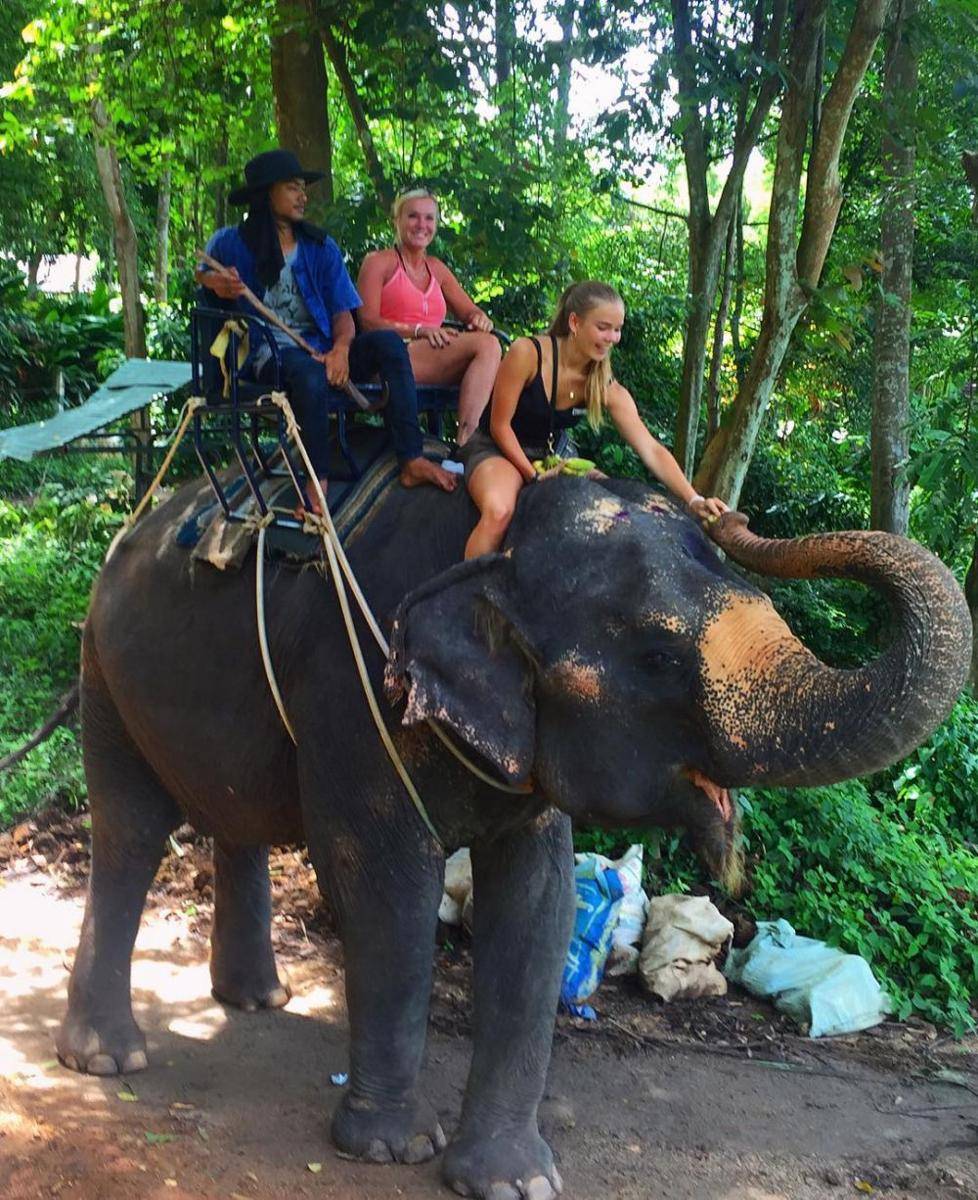 Sofie Nyvang saat liburan ke Thailand (instagram.com/sofienyvang)
