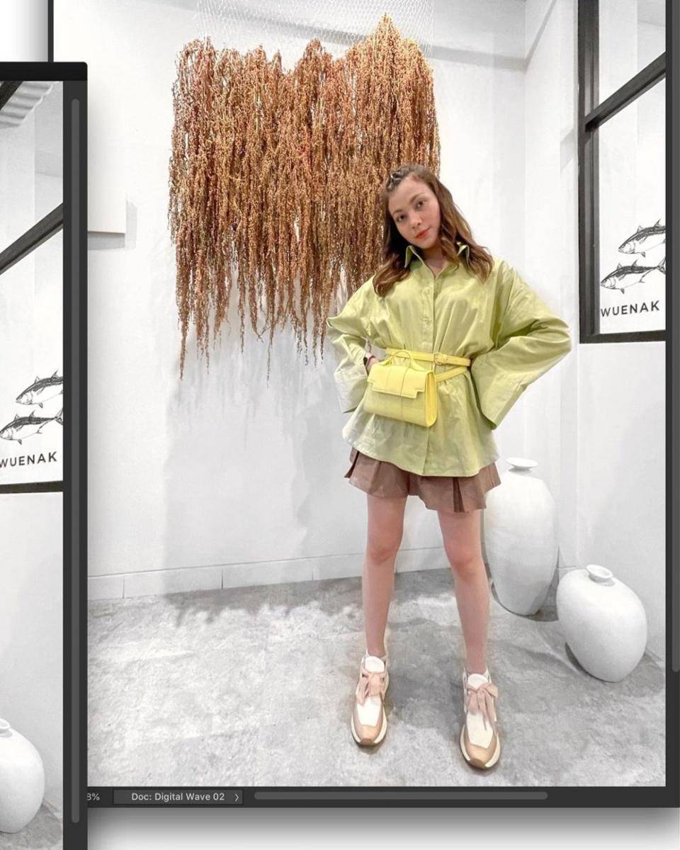 outfit hangout ala Haviza Devi Anjani (instagram.com/havizadevianjani)