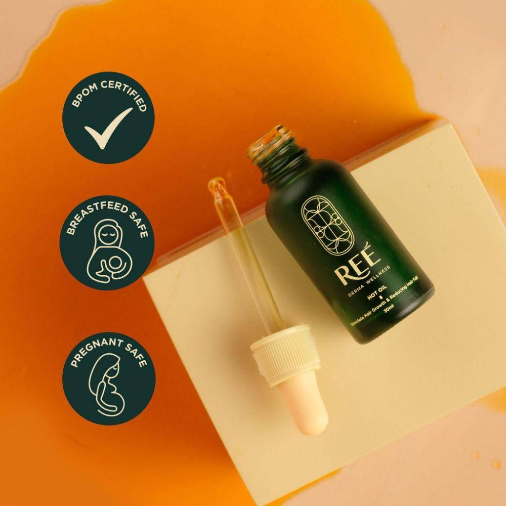 Ree Derma Wellness Hot Oil Hair & Scalp Treatment (dok. Shopee/ree.derma)