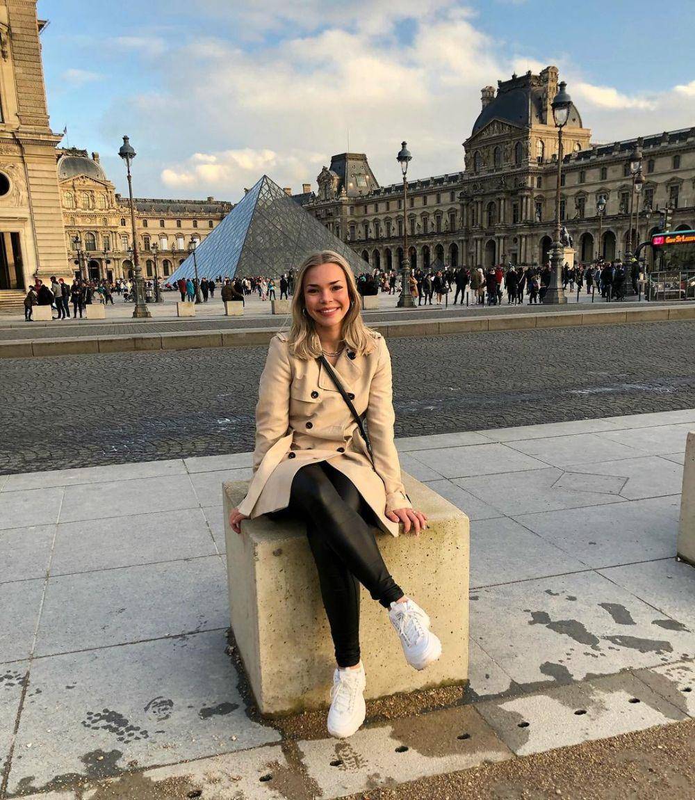 Sofie Nyvang saat liburan ke Paris (instagram.com/sofienyvang)