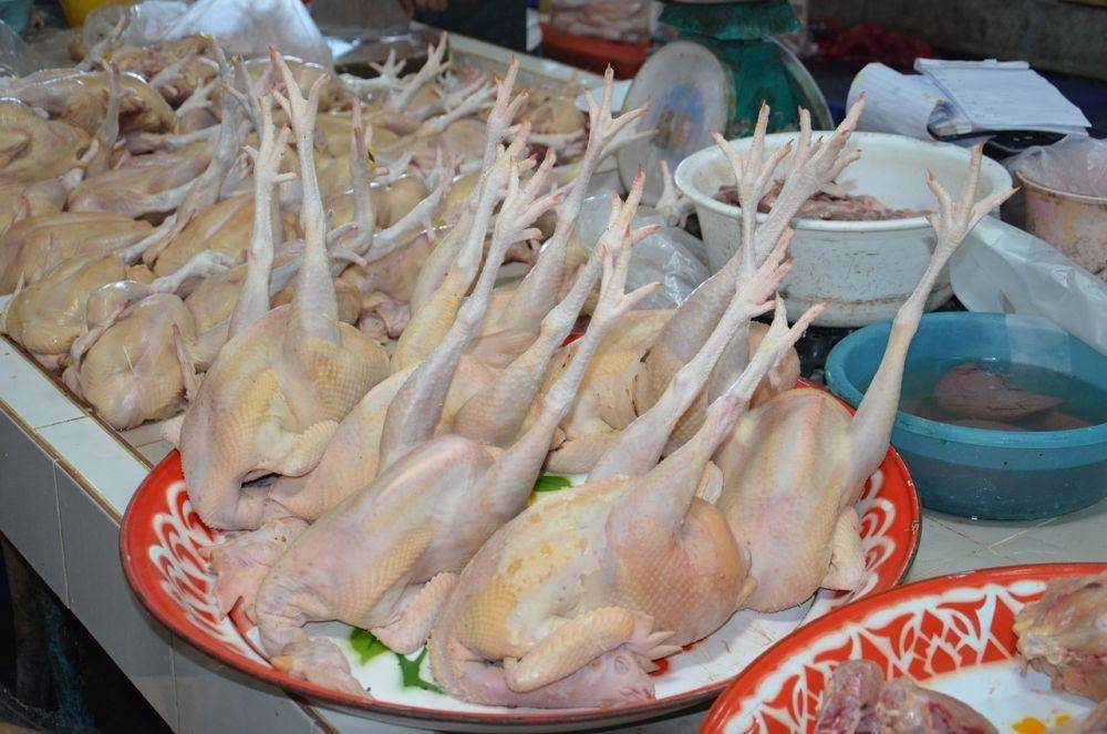 ilustrasi ayam di pasar (pixabay.com/Chillimedia)