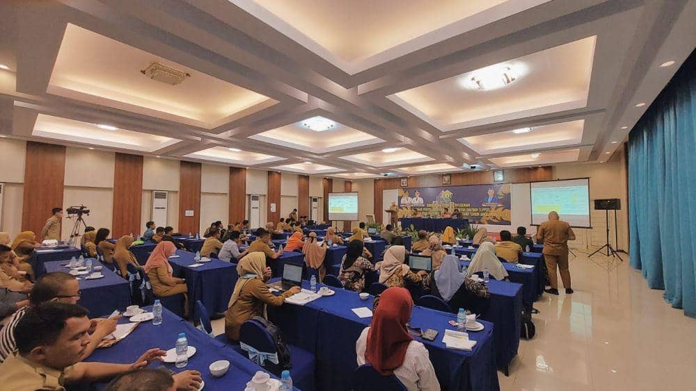 Acara bimbingan teknis penyusunan LPPD Prov.Sulawesi Tenggara, Selasa, (14/2/2023). (Dok. Kemendagri)