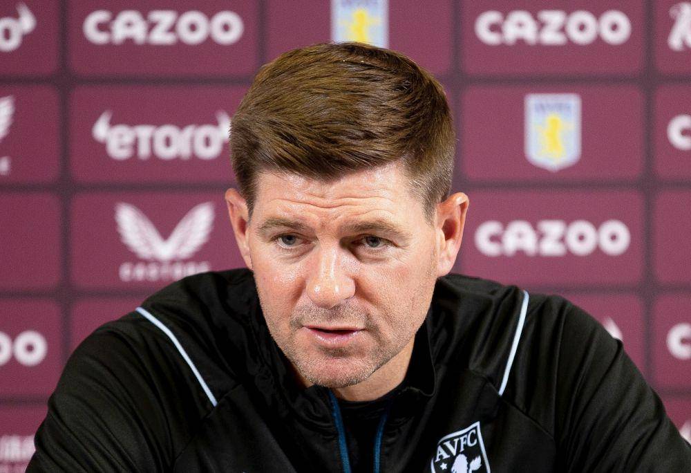 Steven Gerrard (twitter.com/AVFCOfficial)