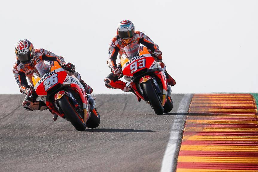 Marc Marquez dan Dani Pedrosa (motogp.com)