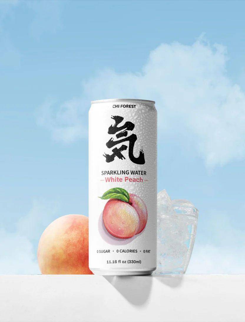 Chi Forest Sparkling Water White Peach (dok. Chi Forest)