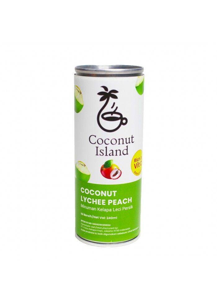 Coconut Island Coconut Lychee Peach (dok. Coconut Island Drinks)