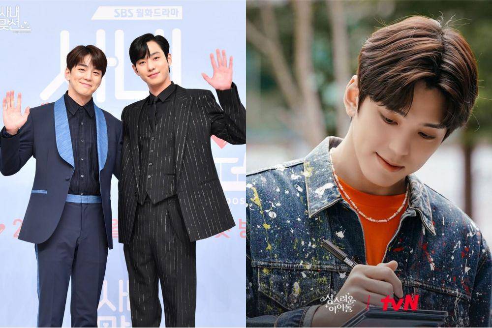 Kim Min Kyu dan Ahn Hyo Seop (instagram.com/sbsdrama.official) | Kim Min Kyu di The Heavenly Idol (instagram.com/tvn_drama)
