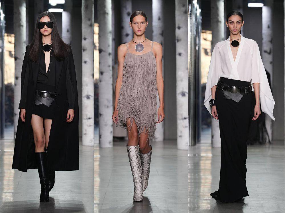 Michael Kors Collection Fall/Winter 2023 runway show tampilkan koleksi busana bertema Ubran Bohemian. (Dok. Michael Kors)