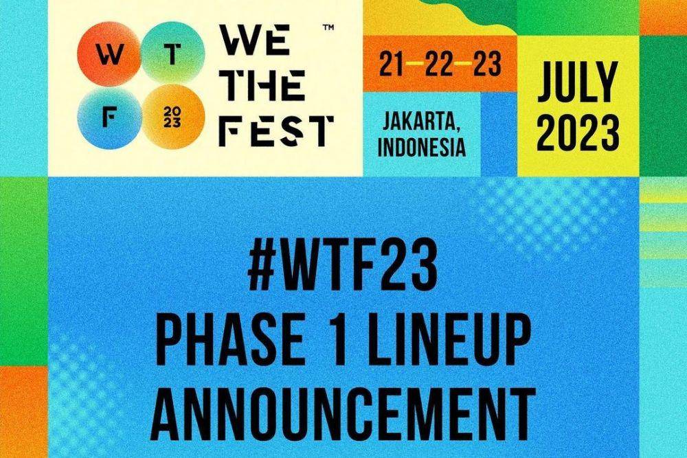 daftar line up We The Fest 2023 gelombang pertama (instagram.com/we.the.fest)