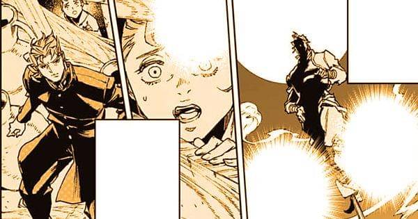 Ryoko dan Kakyoin melihat penampakan Dio ( Dok. Shueisha / Crazy Diamond's Demonic Heartbreak )