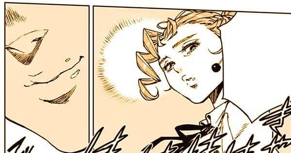 Ryoko tersenyum ( Dok. Shueisha / Crazy Diamond's Demonic Heartbreak )