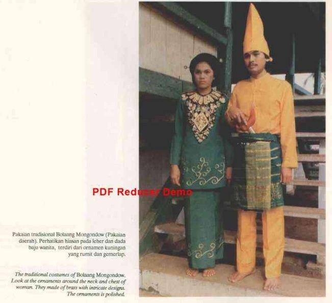 Pakaian adat Bolaang Mangondow (pustaka.kebudayaan.kemdikbud.go.id)