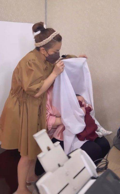 baby Zefanya bikin paspor (Instagram.com/felicyangelista_)
