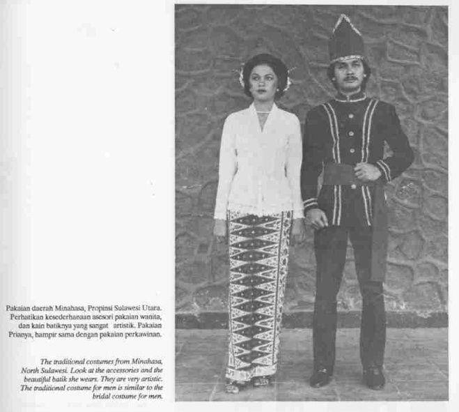 Ilustrasi pakaian adat Sulawesi Utara (pustaka.kebudayaan.kemdikbud.go.id)