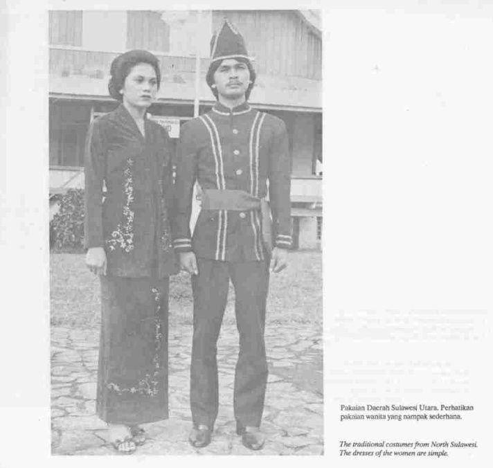 Ilustrasi baju adat Sulawesi Utara (pustaka.kebudayaan.kemdikbud.go.id)