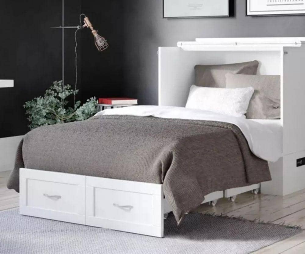 ilustrasi kamar tidur dengan murphy bed (homesandgardens.com)