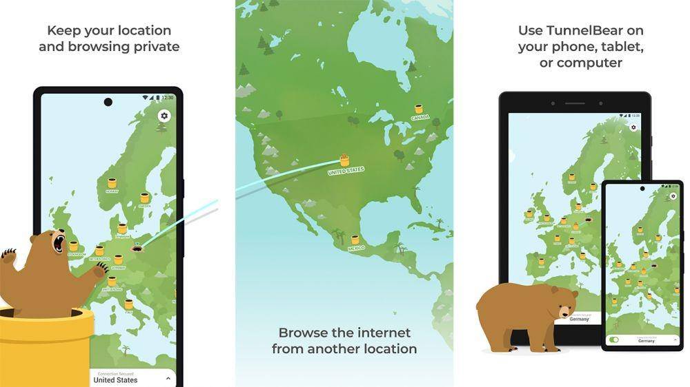 ilustrasi TunnelBear VPN (dok. TunnelBear)