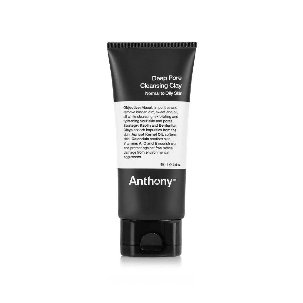 Masker wajah pria, Anthony Deep Pore Cleansing Clay Mask (anthony.com)