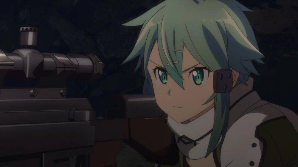 Sinon (dok. A-1 Pictures/ Sword Art Online)
