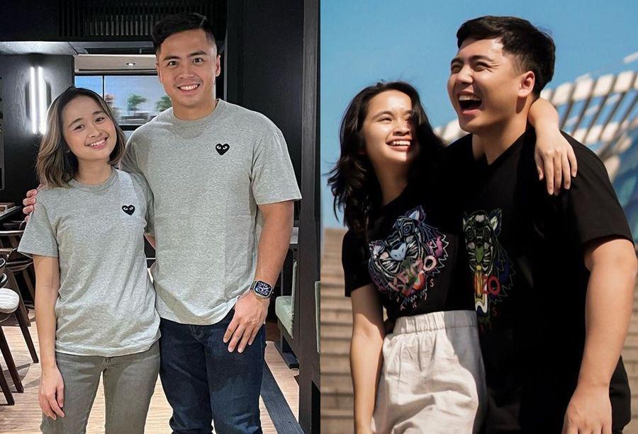 10 Potret Gritte Agatha dan Arif Hidayat Pakai Baju Couple, Kompak!