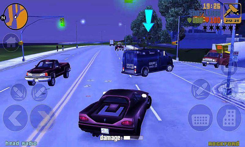 gameplay GTA III di Android (dok. Rockstar Games/GTA III)