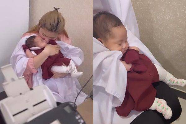 baby Zefanya bikin paspor (Instagram.com/felicyangelista_)