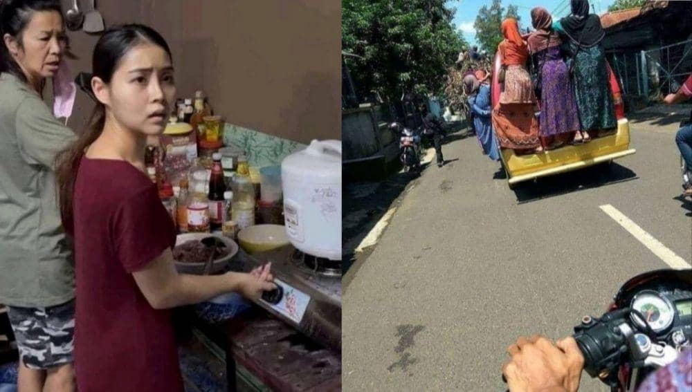 10 Potret Emak-emak Beraktivitas Nyeleneh, Bikin Heran!