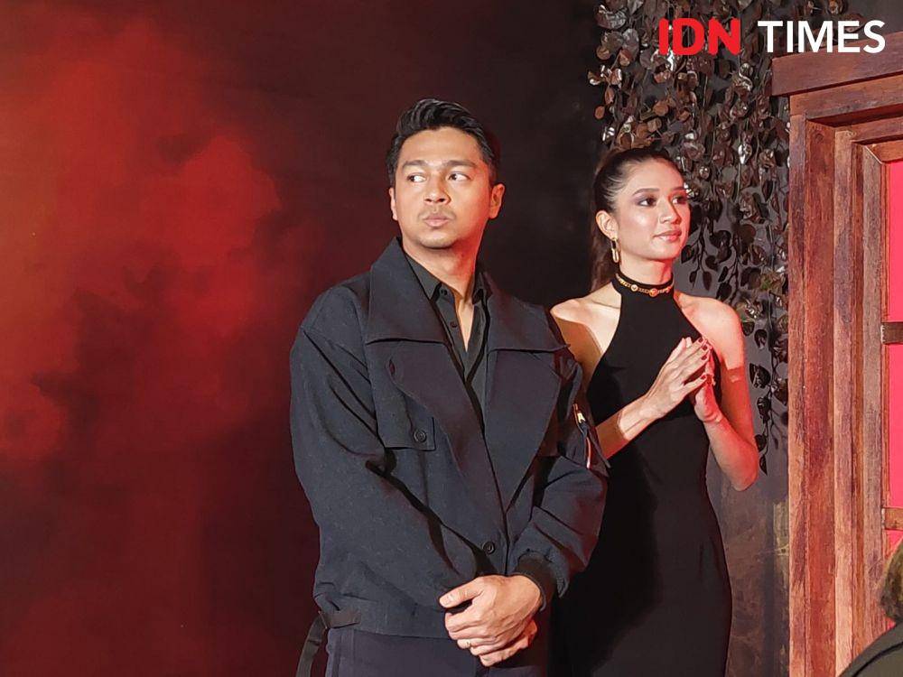 Mikha dan Deva di Series Teluh Darah, di Plaza Indonesia, pada Selasa (21/2/2023) (IDN Times/Erfah Nanda)
