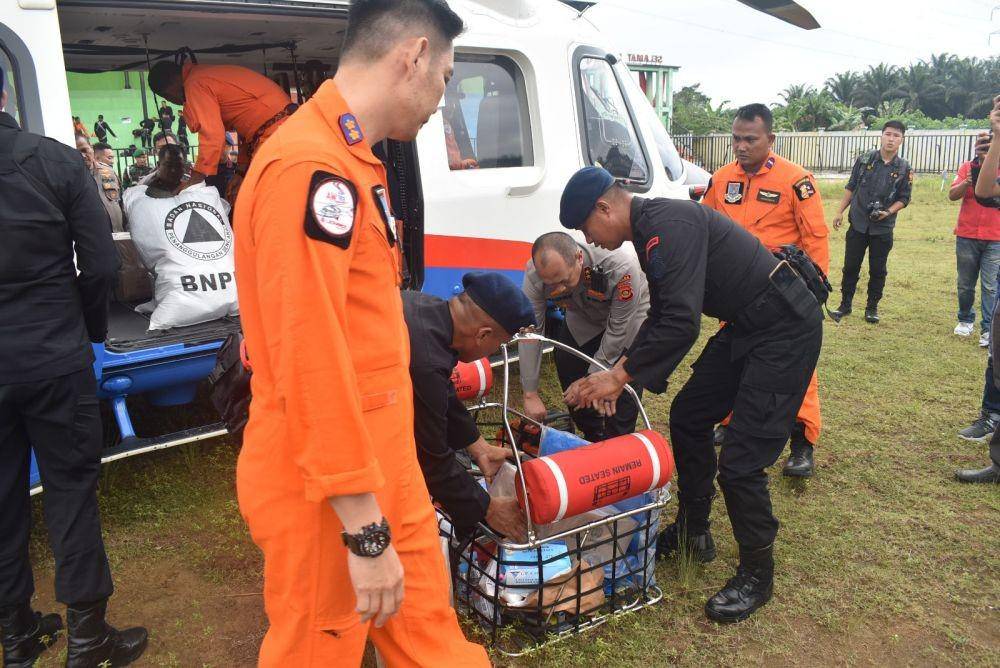 Kapolda Sumsel pantau kesiapan evakuasi Kapolda Jambi di Kerinci (Dok: Polda Sumsel)