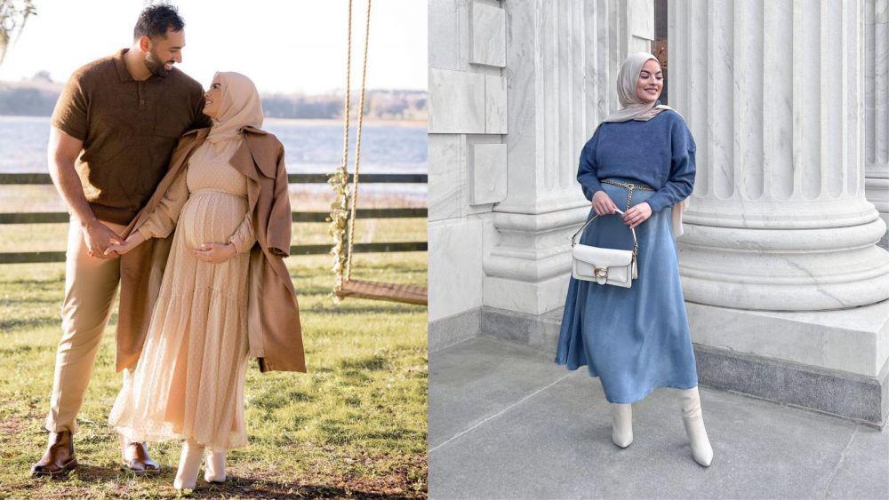 8 Inspirasi Outfit Hijab untuk Ibu Hamil ala Omaya Zein