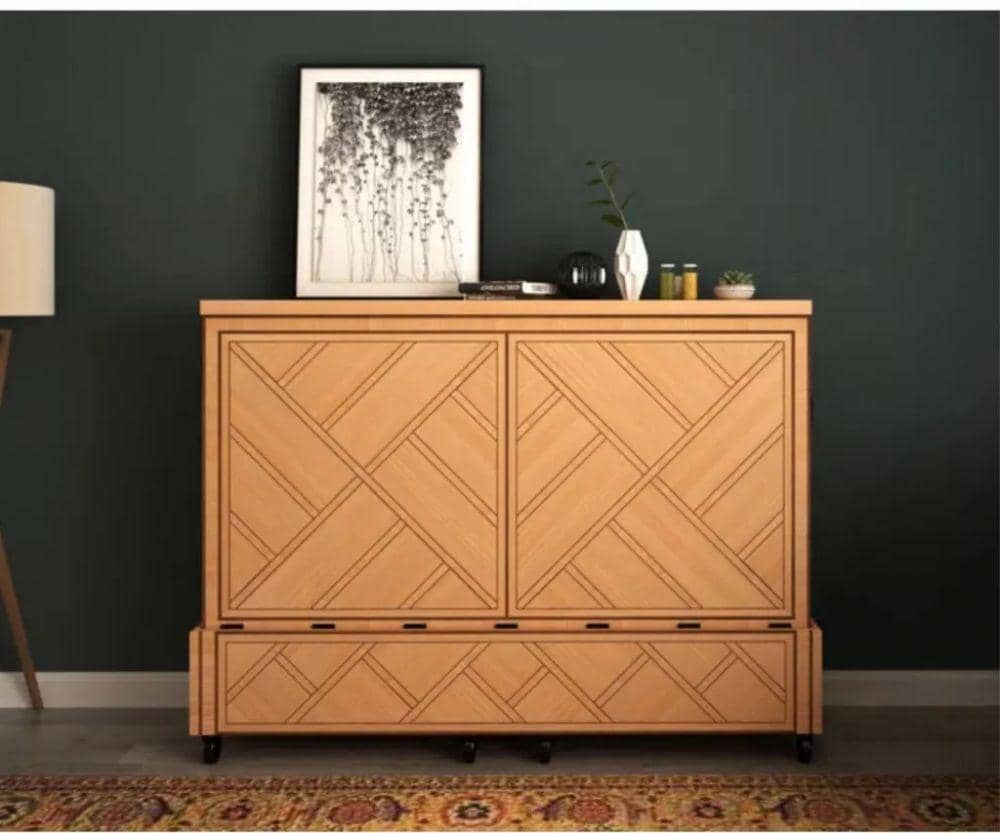 ilustrasi kamar tidur dengan murphy bed (homesandgardens.com)