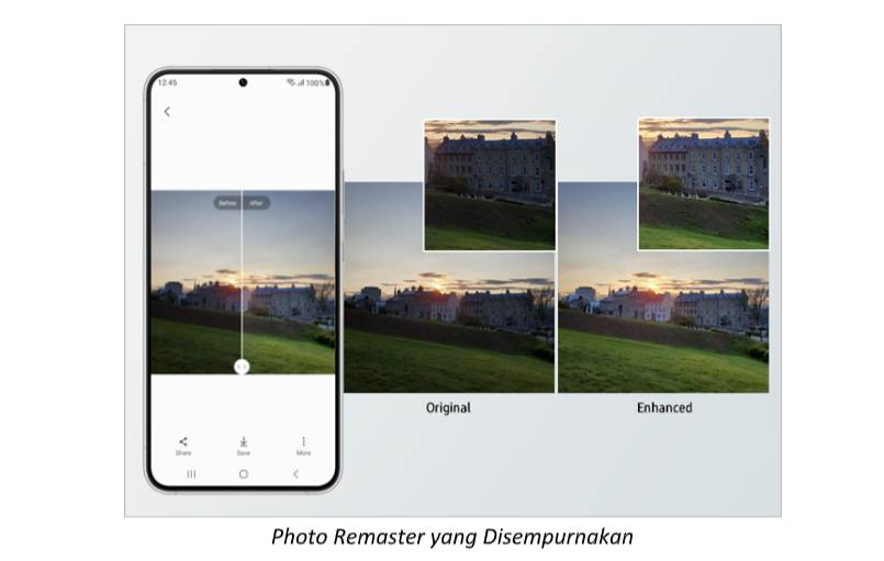 ilustrasi fitur Photo Remaster (dok. Samsung)