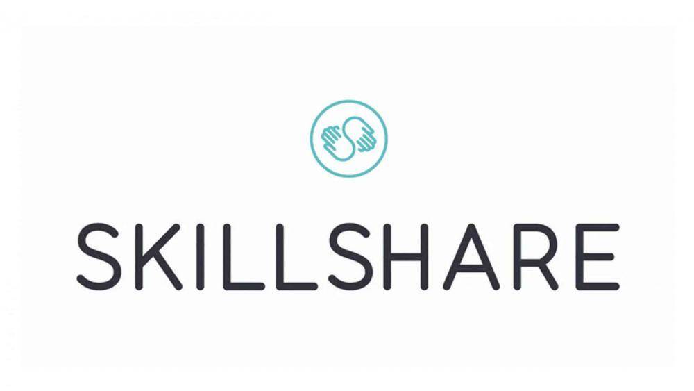 ilustrasi aplikasi Skillshare (techcrunch.com)