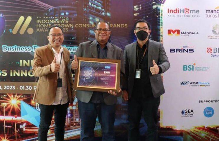PT Permodalan Nasional Madani berhasil memenangkan penghargaan dalam acara Indonesia Top Digital Innovation Award 2023 (Dok. PNM)