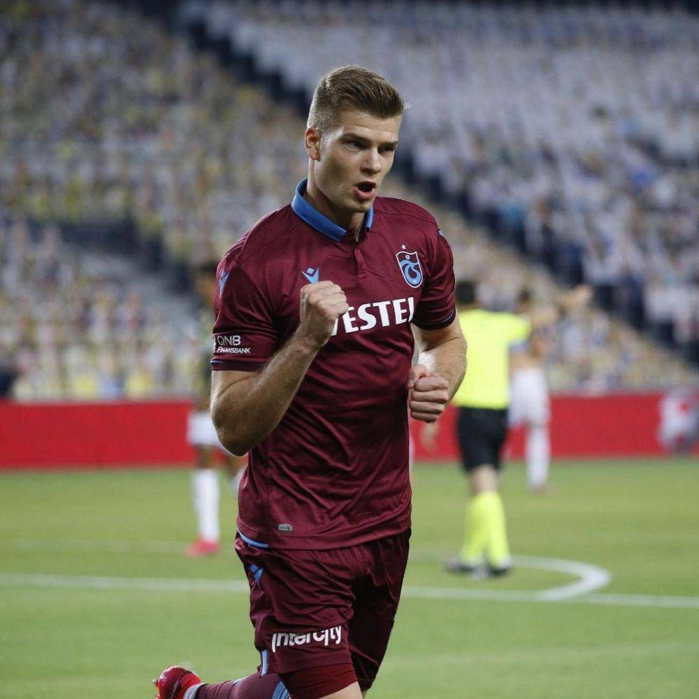 Alexander Sorloth saat berseragam Trabzonspor. (instagram.com/asorloth)