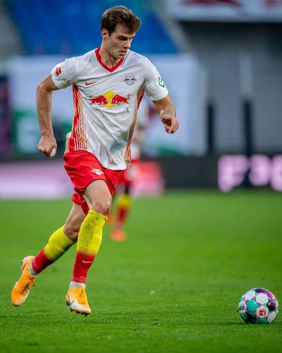 Alexander Sorloth saat berseragam RB Leipzig. (instagram.com/asorloth)