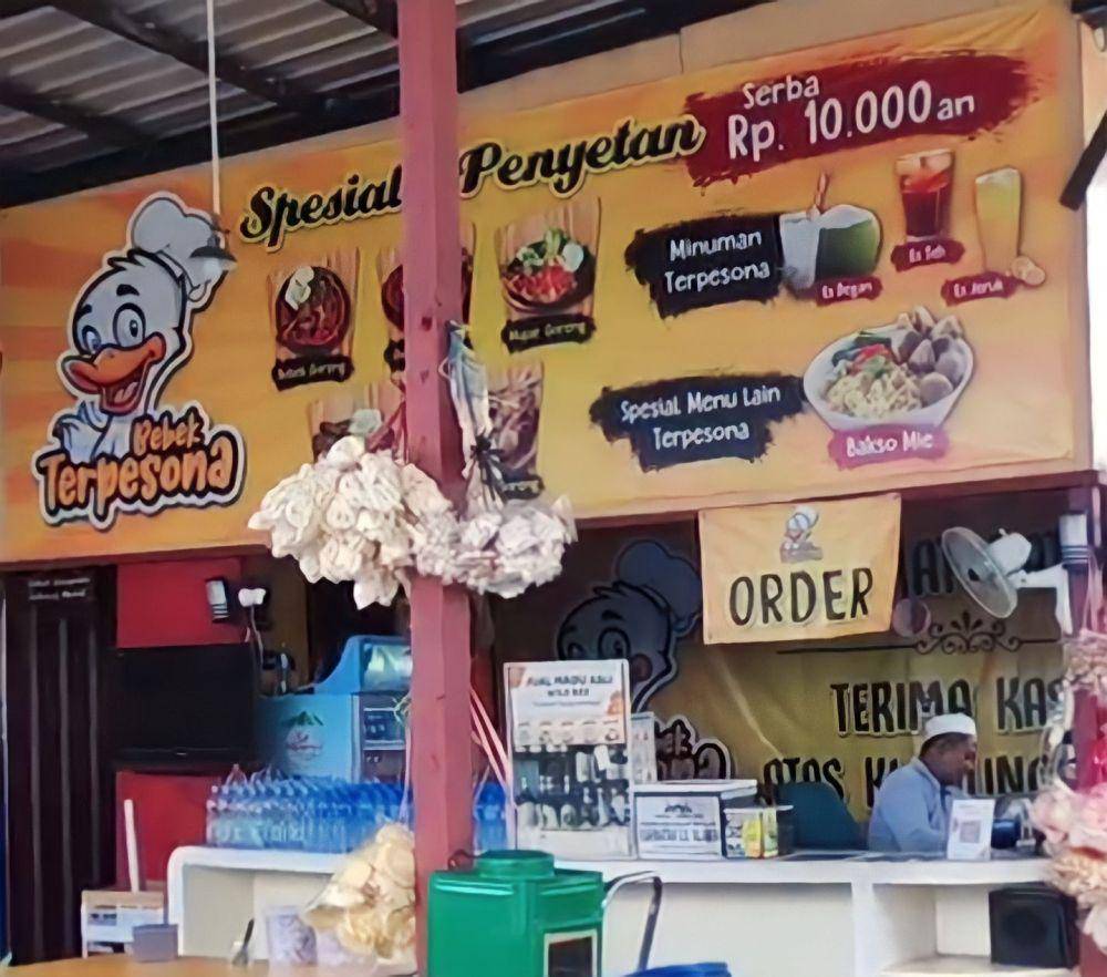 Rumah makan Bebek Terpesona (Instagram/fooddiary_ihn)