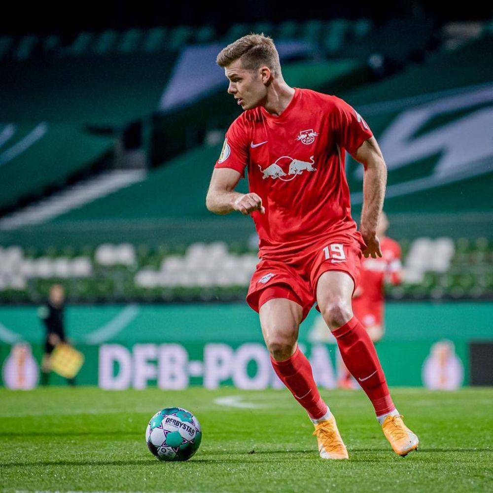 Alexander Sorloth saat berseragam RB Leipzig. (instagram.com/asorloth)