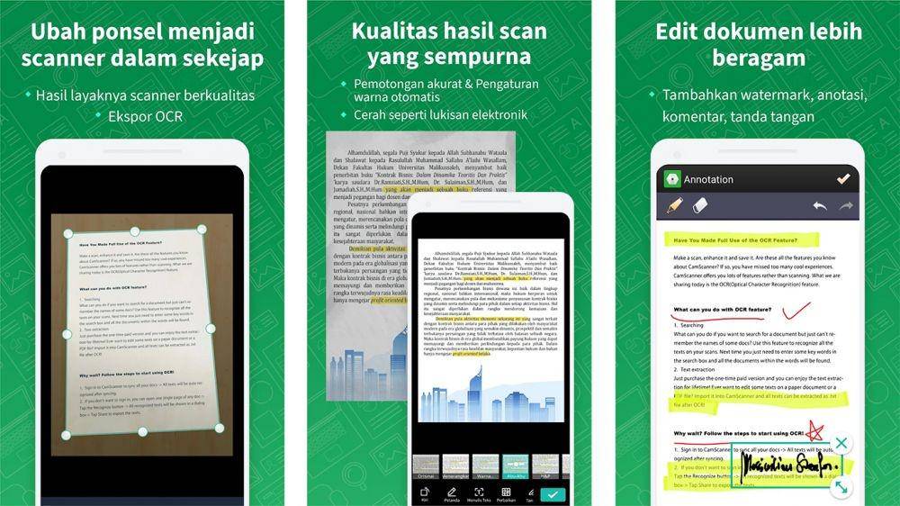 ilustrasi CamScanner (dok. CamSoft Information)