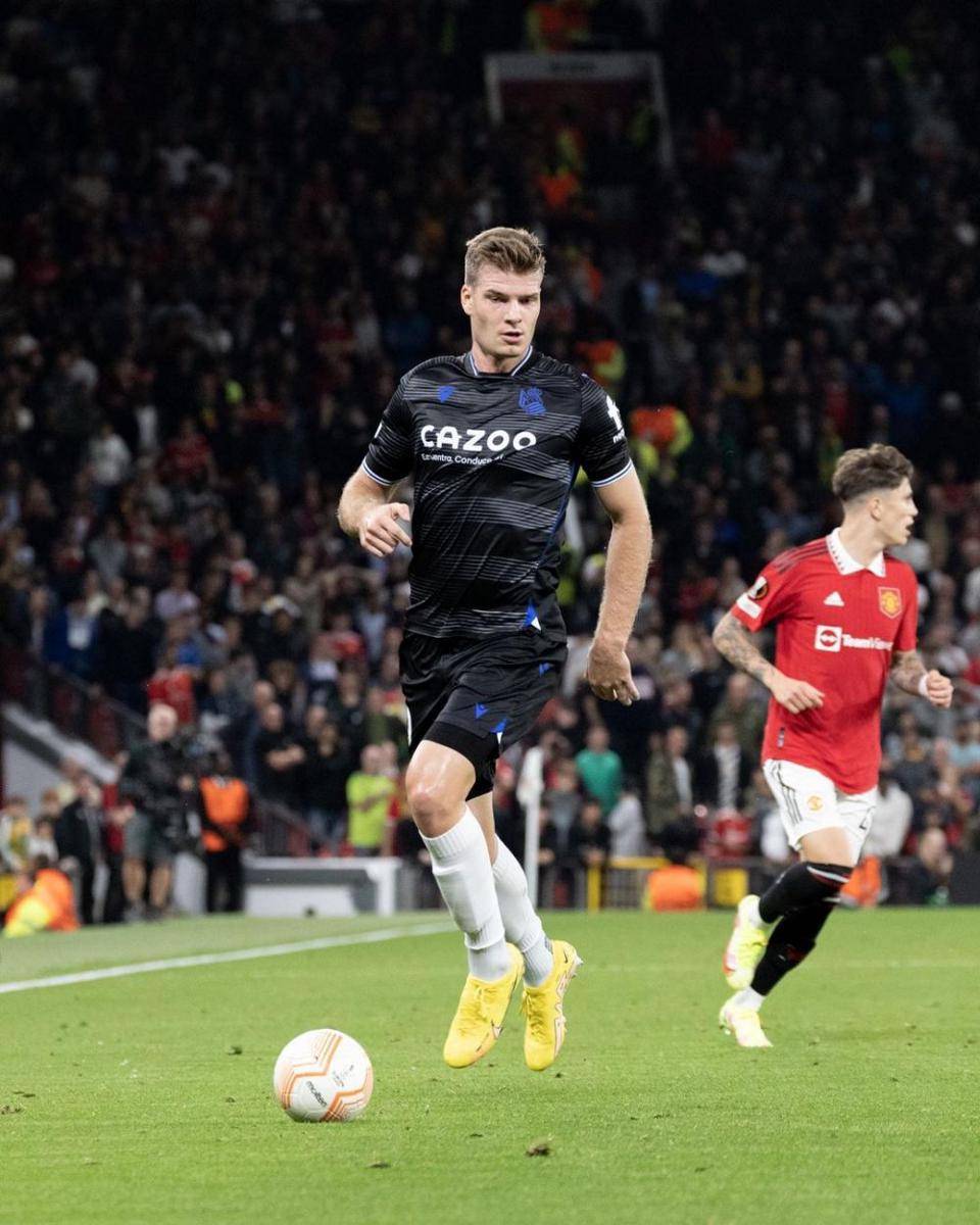 Alexander Sorloth saat berseragam Real Sociedad. (instagram.com/asorloth)
